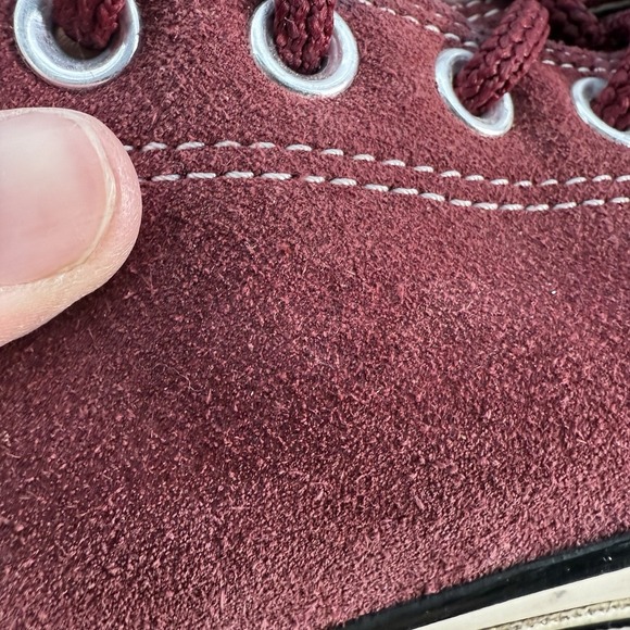 CONVERSE Chuck Taylor 70s Low Top Suede Leather Wine Men 11.5 US Unisex WO 13.5 - Picture 13 of 16
